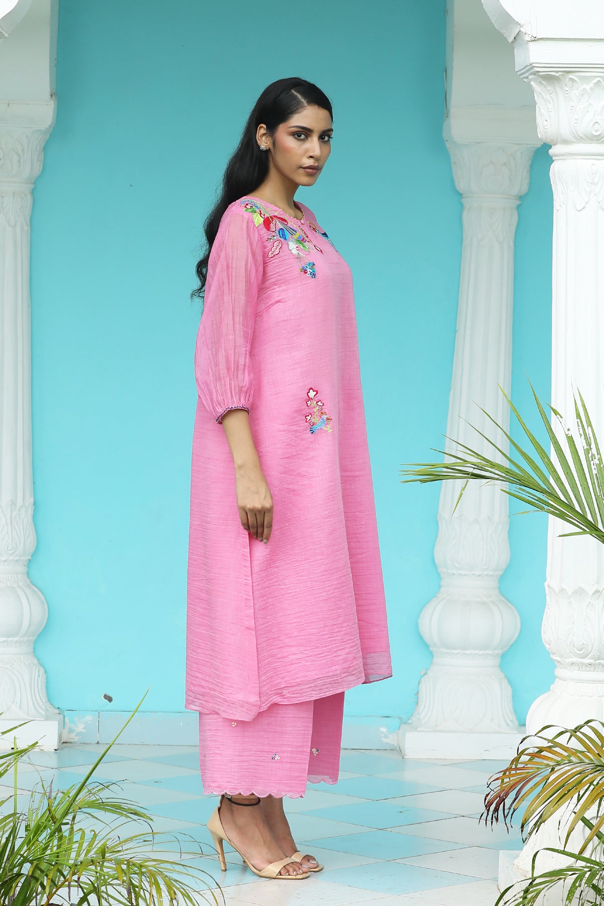 MERAKI ROYAL PINK KURTA SET