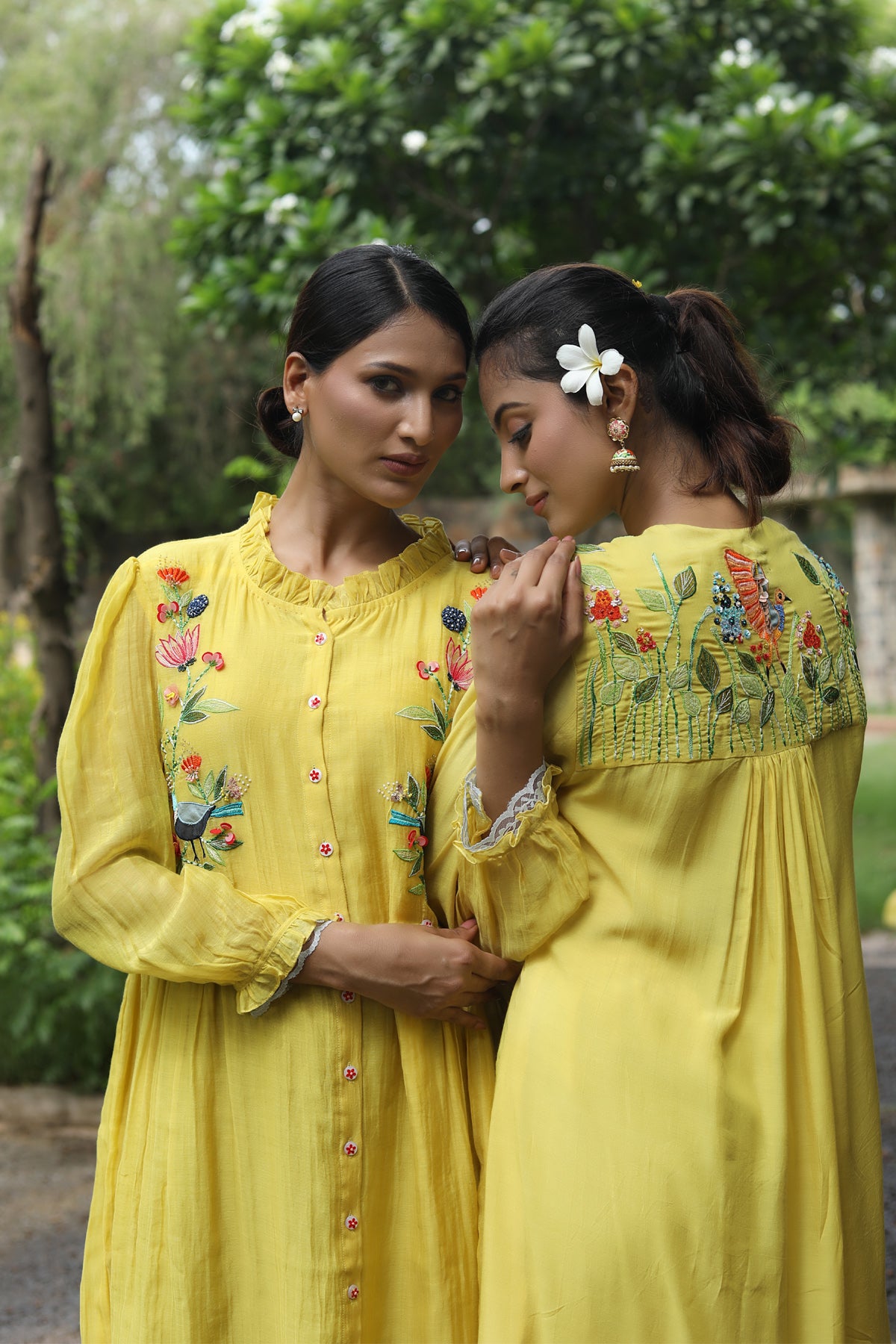 PAPEEHA  YELLOW Chanderi  KURTA SETS