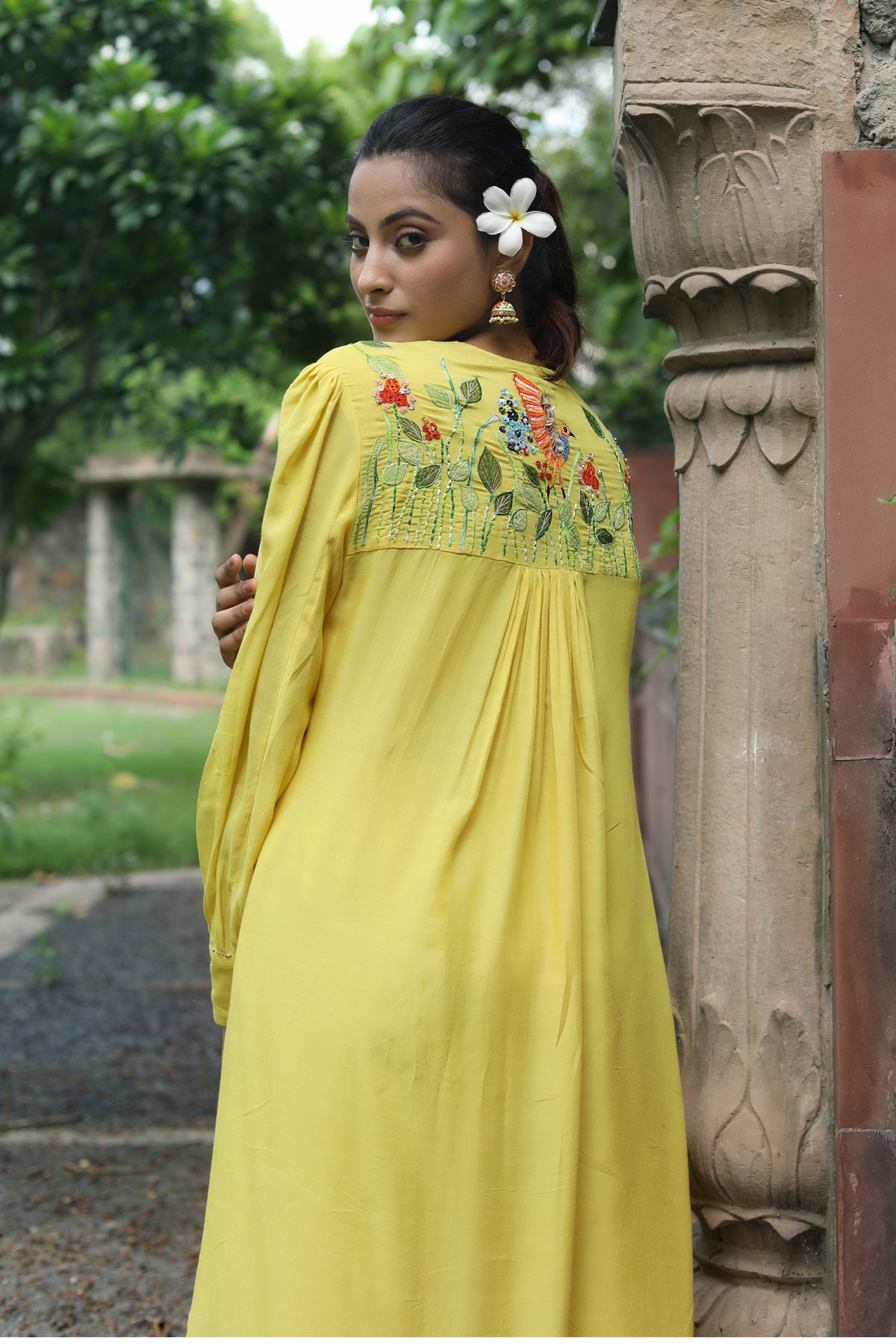 PAPEEHA  YELLOW KURTA SET