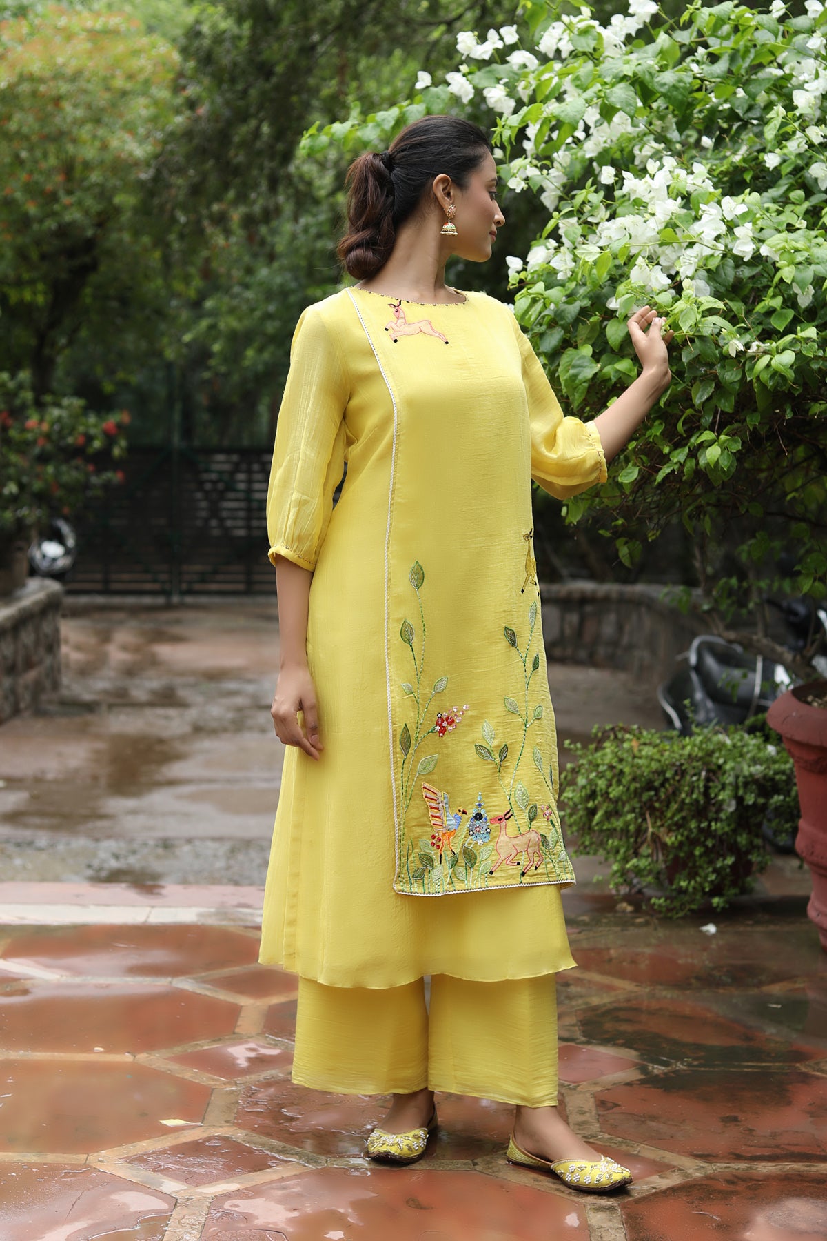 PAPEEHA YELLOW  KURTA SETS